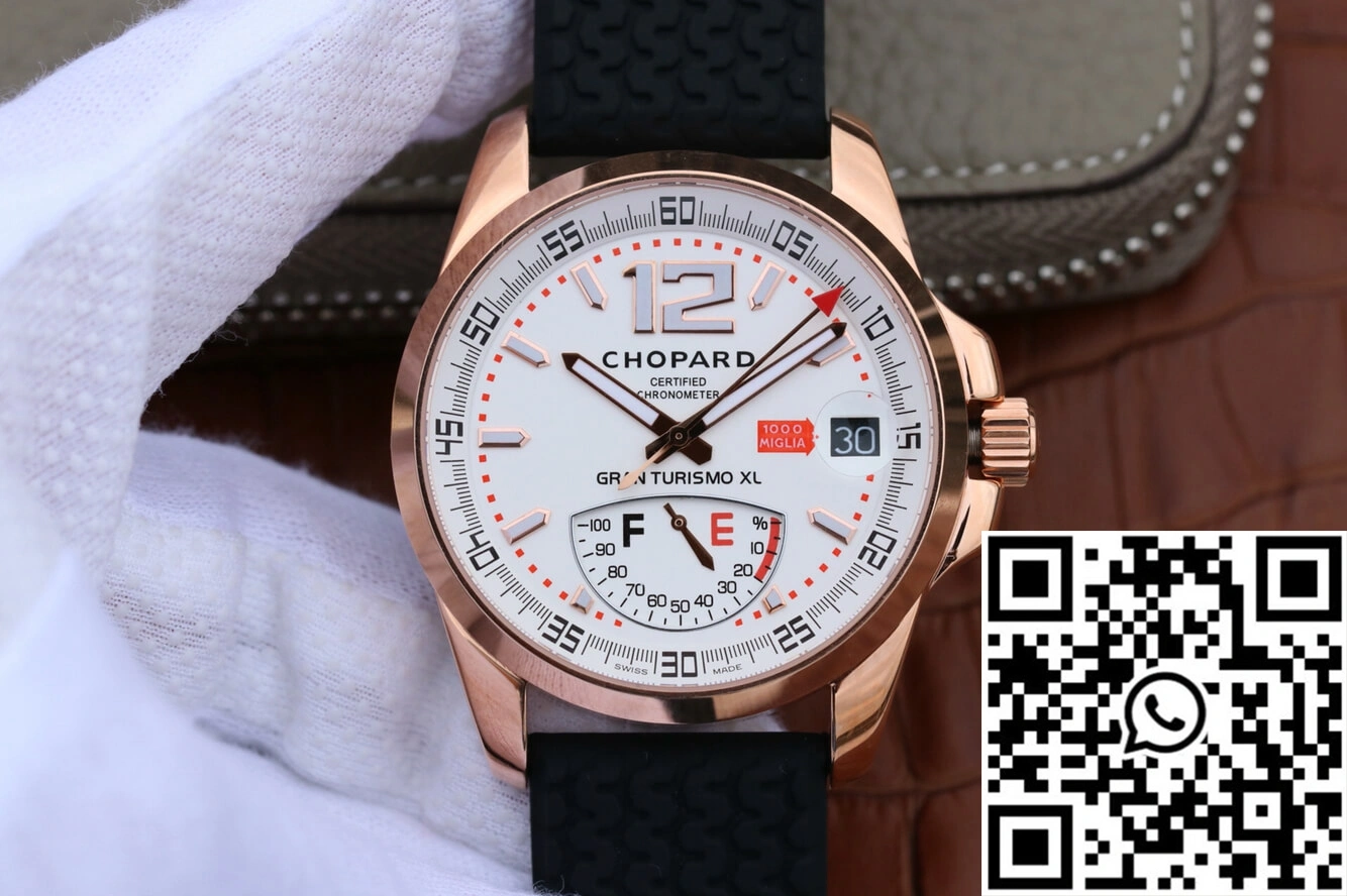 GoAnywhere Chopard  Racing Mille Miglia 161272-5001 V6 Factory White Dial Rose Gold 1681