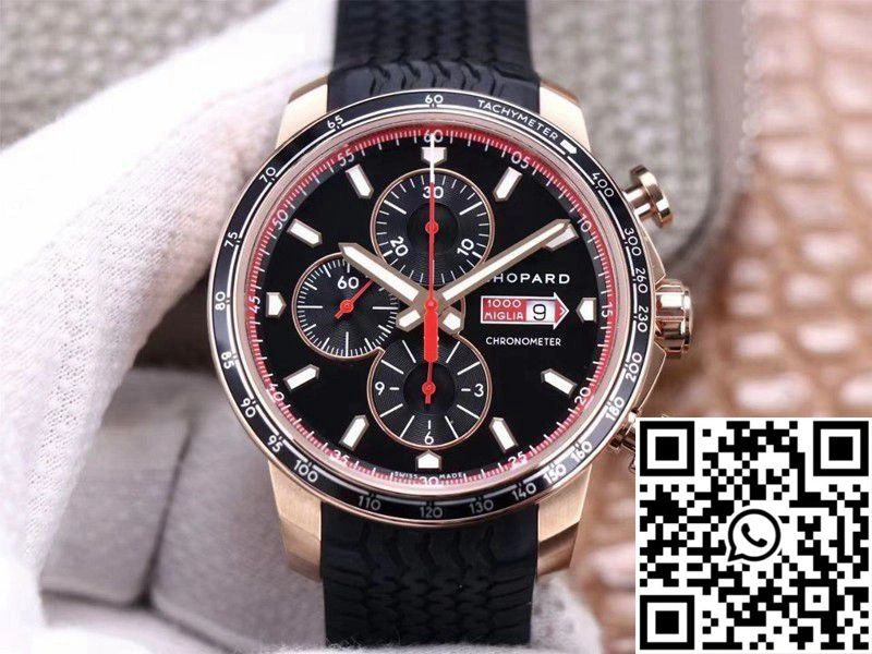 SmartChoice Chopard  Racing Mille Miglia GTS Chronograph 161293-5001 V7 Factory Black Dial 1678