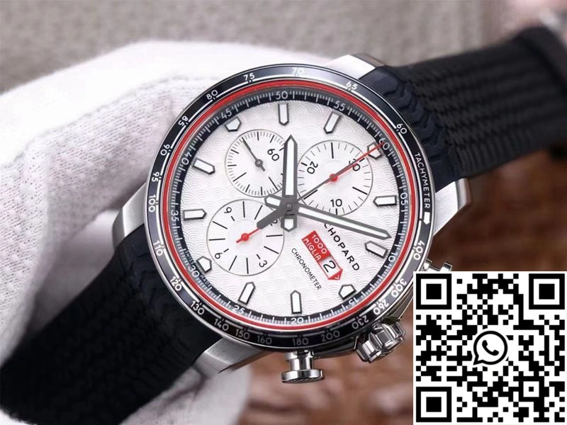 WaterResistant Chopard  Racing Mille Miglia GTS Chronograph 168571-3002 V7 Factory White Dial 1683