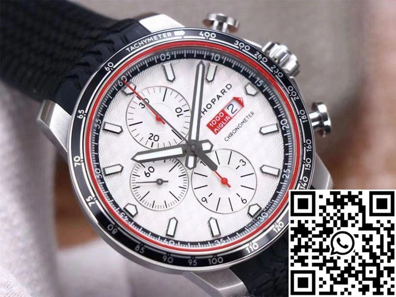 WaterResistant Chopard  Racing Mille Miglia GTS Chronograph 168571-3002 V7 Factory White Dial 1683