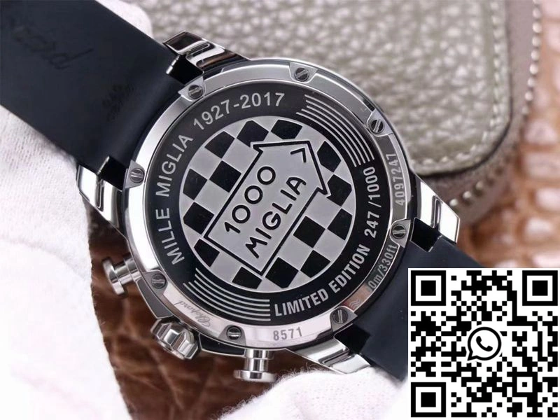 WaterResistant Chopard  Racing Mille Miglia GTS Chronograph 168571-3002 V7 Factory White Dial 1683