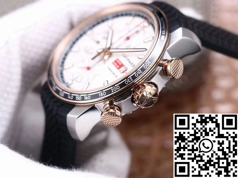 Durable Chopard  Racing Mille Miglia GTS Chronograph 168571-6001 V7 Factory White Dial 1684