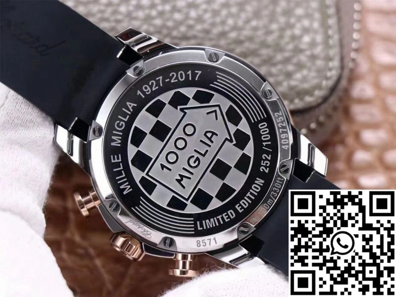 Durable Chopard  Racing Mille Miglia GTS Chronograph 168571-6001 V7 Factory White Dial 1684