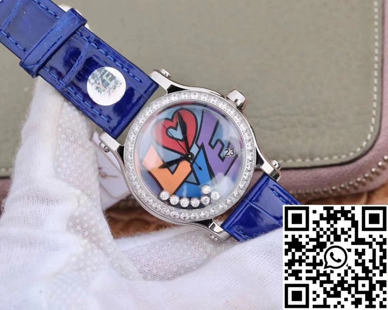 StreetReady Chopard Happy Diamonds Happy Love 278559-3020 YF Factory Blue Mother Pearl Dial 1689