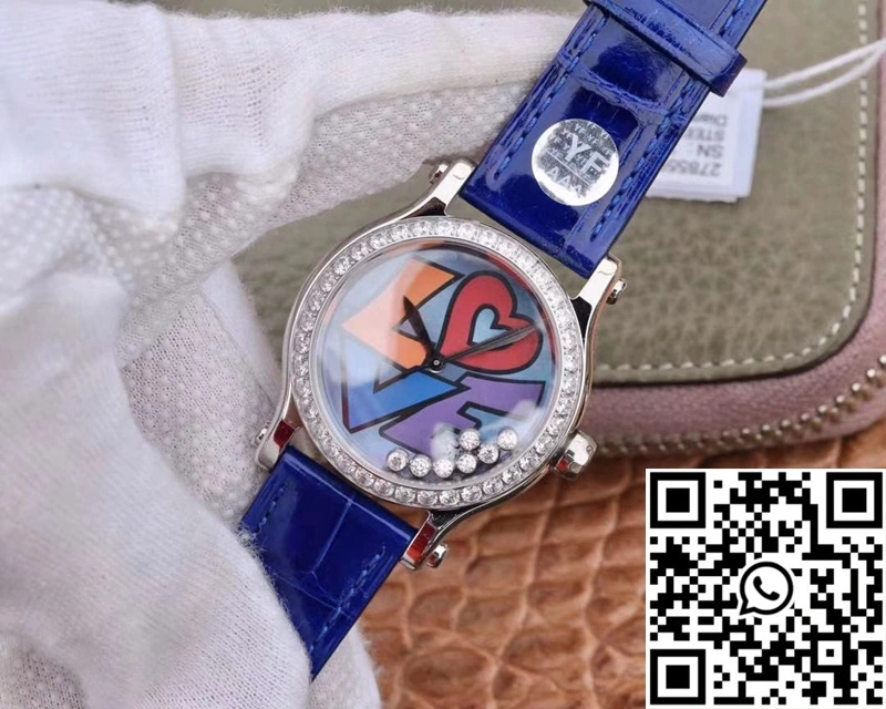 StreetReady Chopard Happy Diamonds Happy Love 278559-3020 YF Factory Blue Mother Pearl Dial 1689