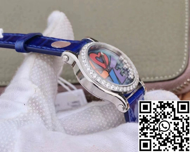 StreetReady Chopard Happy Diamonds Happy Love 278559-3020 YF Factory Blue Mother Pearl Dial 1689