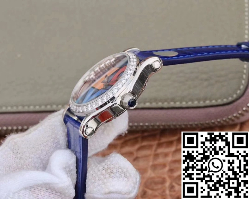 StreetReady Chopard Happy Diamonds Happy Love 278559-3020 YF Factory Blue Mother Pearl Dial 1689
