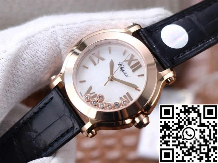 Chopard Happy Sport 278492 YF Factory White Dial Rose Gold Flexible 1699