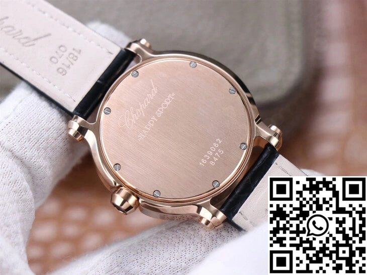 Chopard Happy Sport 278492 YF Factory White Dial Rose Gold Flexible 1699