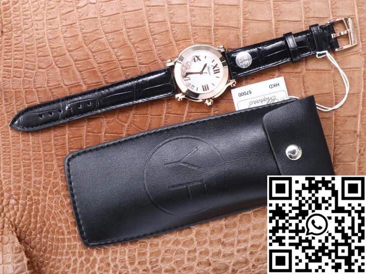 Chopard Happy Sport 278492 YF Factory White Dial Rose Gold Flexible 1699
