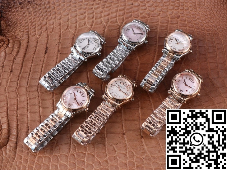 Chopard Happy Sport 278573 YF Factory Pink Dial BestValue 1692