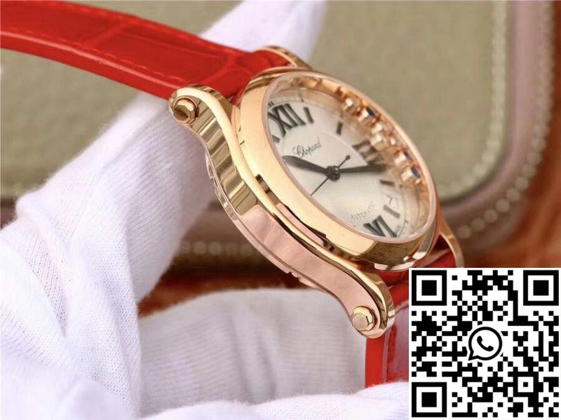 Stretchable Chopard Happy Sport 36MM Automatic Rose Gold Diamonds YF Factory 274808-5001 Rad 1694