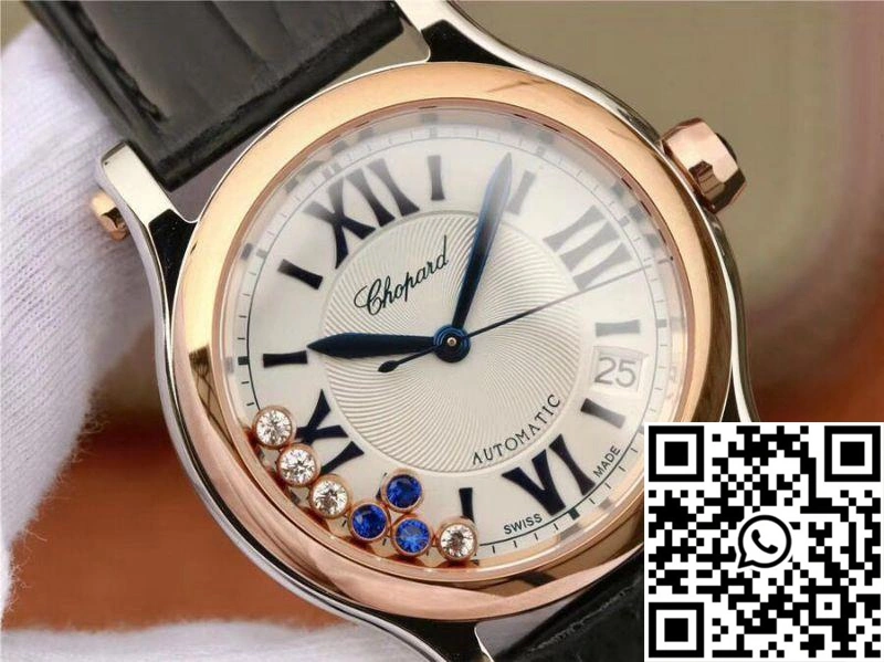 UrbanChic Chopard Happy Sport 36MM Automatic Rose Gold Diamonds YF Factory 274808- 1696