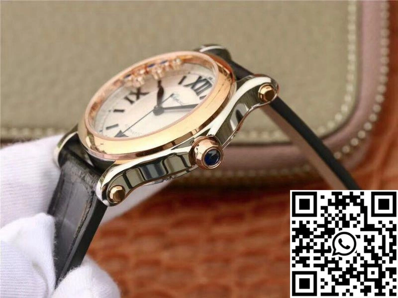 UrbanChic Chopard Happy Sport 36MM Automatic Rose Gold Diamonds YF Factory 274808- 1696