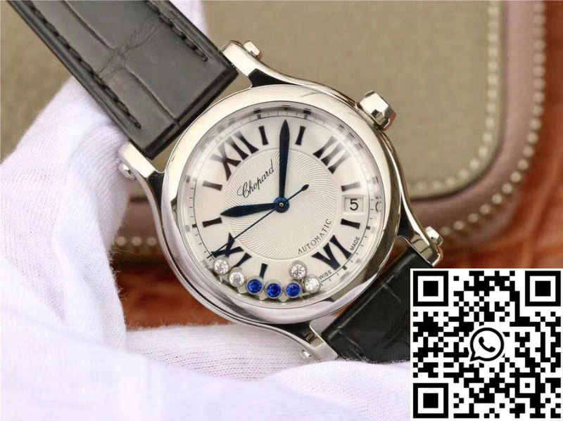 Upgraded Chopard Happy Sport 36MM Automatic Stainless Steel Diamonds YF Factory 278559- 1697