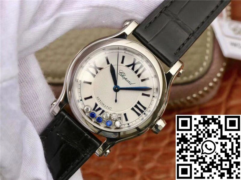 Upgraded Chopard Happy Sport 36MM Automatic Stainless Steel Diamonds YF Factory 278559- 1697