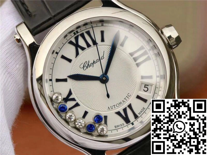 Upgraded Chopard Happy Sport 36MM Automatic Stainless Steel Diamonds YF Factory 278559- 1697