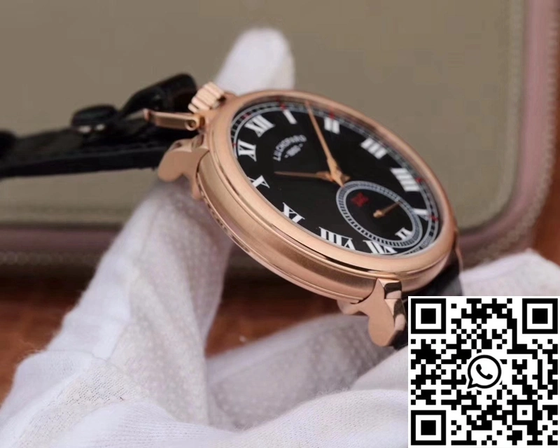Lightweight Chopard L.U.C 161923-1001 Louis Ulysse Black Dial 1701