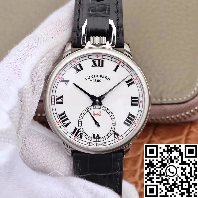 Chopard L.U.C 161923-1001 Louis Ulysse White Dial Neat 1702