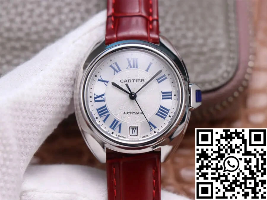 Minimalist Cle De Cartier WSCL0017 V6 Factory White Dial 1441