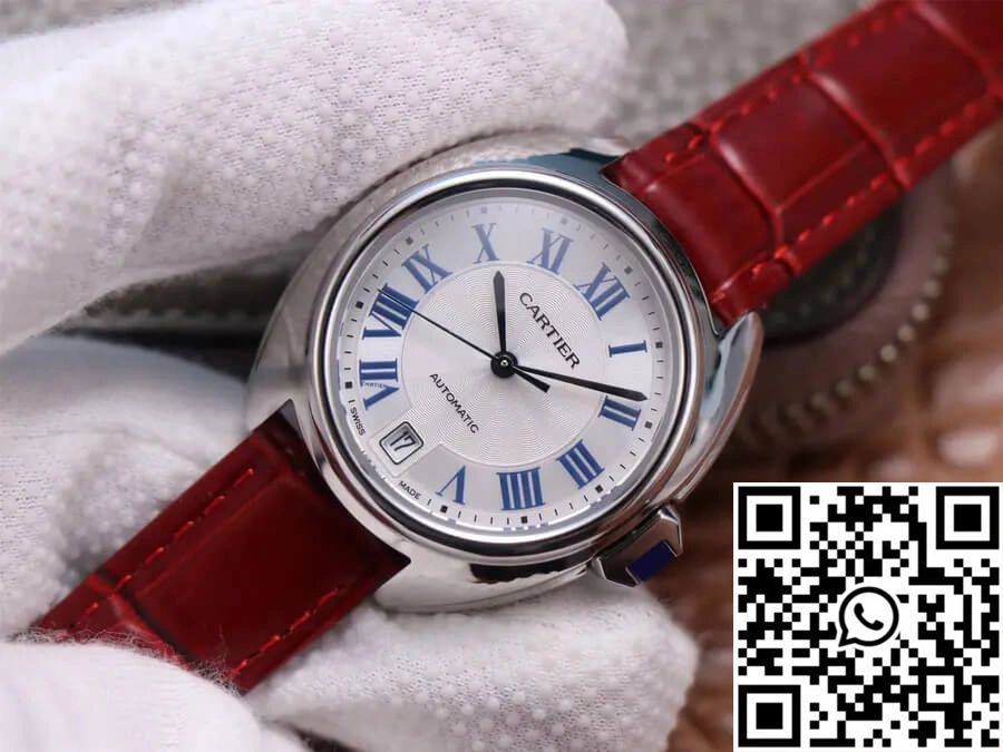 Minimalist Cle De Cartier WSCL0017 V6 Factory White Dial 1441