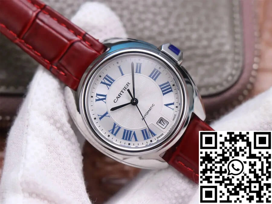 Minimalist Cle De Cartier WSCL0017 V6 Factory White Dial 1441