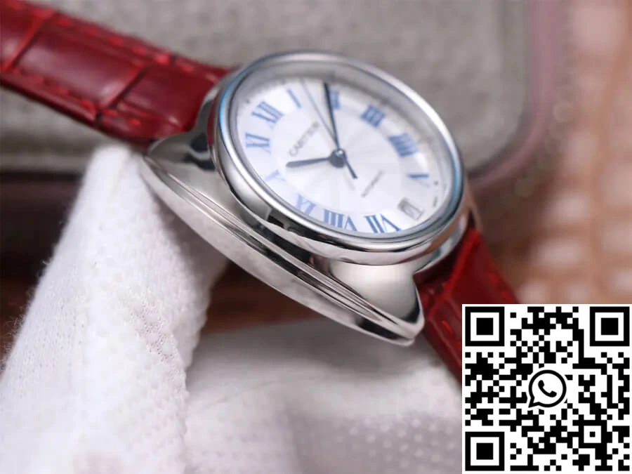 Minimalist Cle De Cartier WSCL0017 V6 Factory White Dial 1441