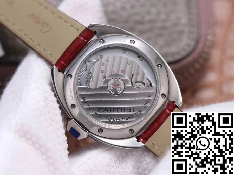 Minimalist Cle De Cartier WSCL0017 V6 Factory White Dial 1441