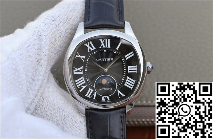 Drive De Cartier Moonphase WGNM0009 Black Dial Tailored 1406
