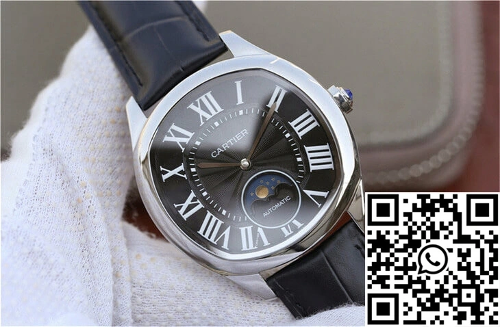 Drive De Cartier Moonphase WGNM0009 Black Dial Tailored 1406