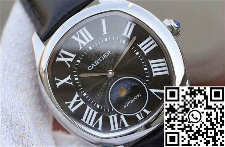 Drive De Cartier Moonphase WGNM0009 Black Dial Tailored 1406