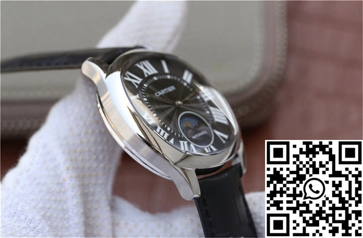 Drive De Cartier Moonphase WGNM0009 Black Dial Tailored 1406