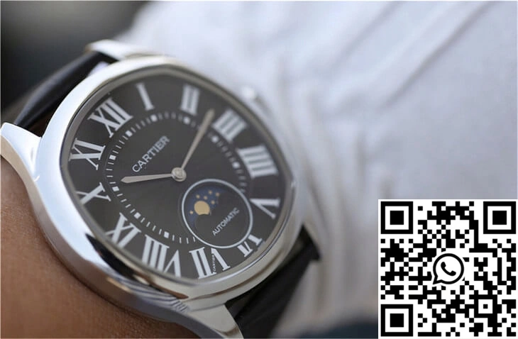Drive De Cartier Moonphase WGNM0009 Black Dial Tailored 1406