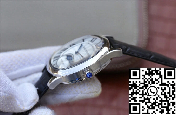 Cozy Drive De Cartier Moonphase WSNM0008 Silver Dial 1407