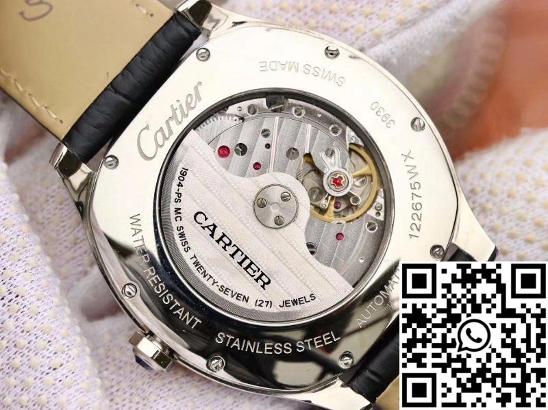 HighQuality Drive De Cartier WSNM0004 GS Factory White Dial 1404