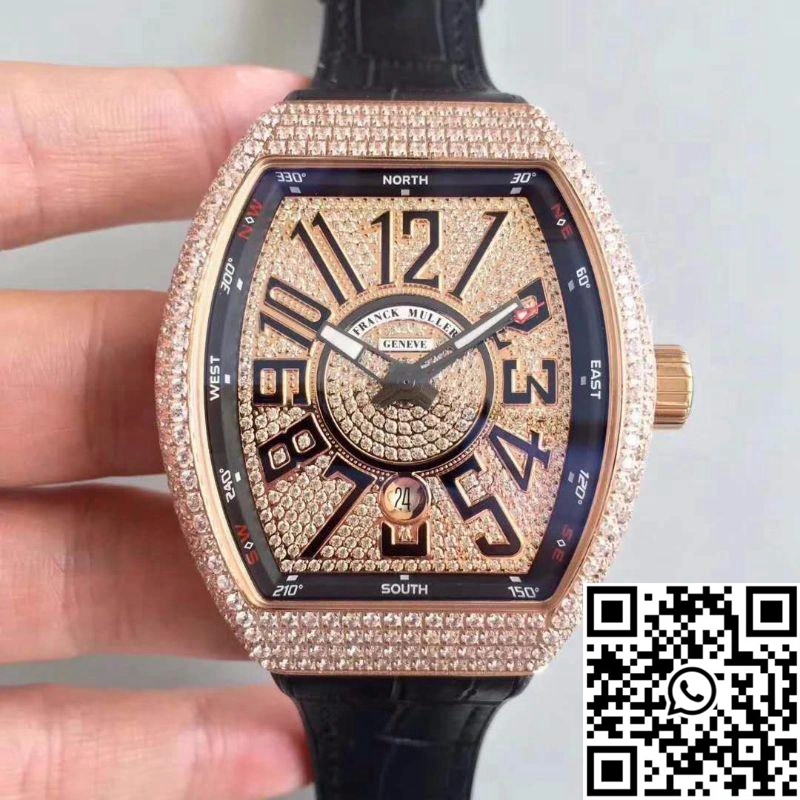 AllSeason Franck Muller 8880 SC DT Rose Gold Diamond Dial 1704
