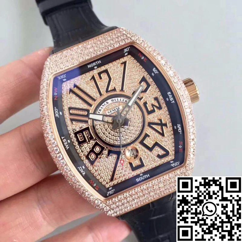 AllSeason Franck Muller 8880 SC DT Rose Gold Diamond Dial 1704