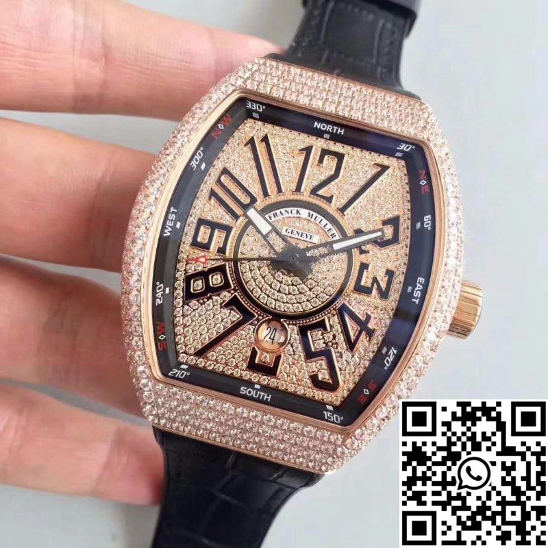 AllSeason Franck Muller 8880 SC DT Rose Gold Diamond Dial 1704