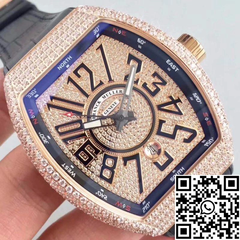 AllSeason Franck Muller 8880 SC DT Rose Gold Diamond Dial 1704