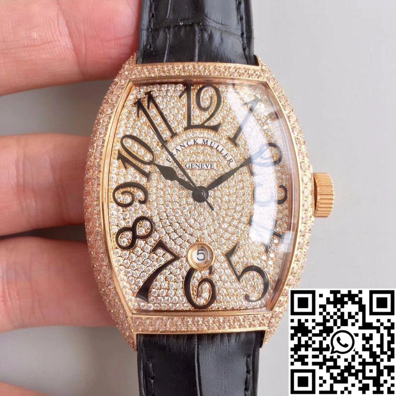 DailyWear Franck Muller 8880 SC DT Rose Gold Diamonds Dial 1708