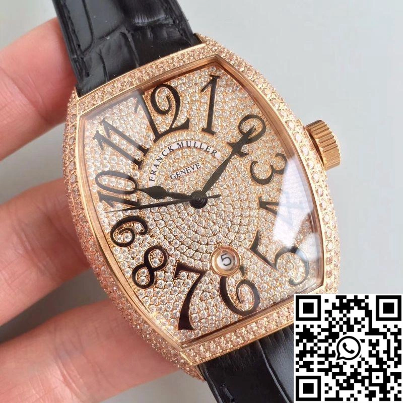 DailyWear Franck Muller 8880 SC DT Rose Gold Diamonds Dial 1708