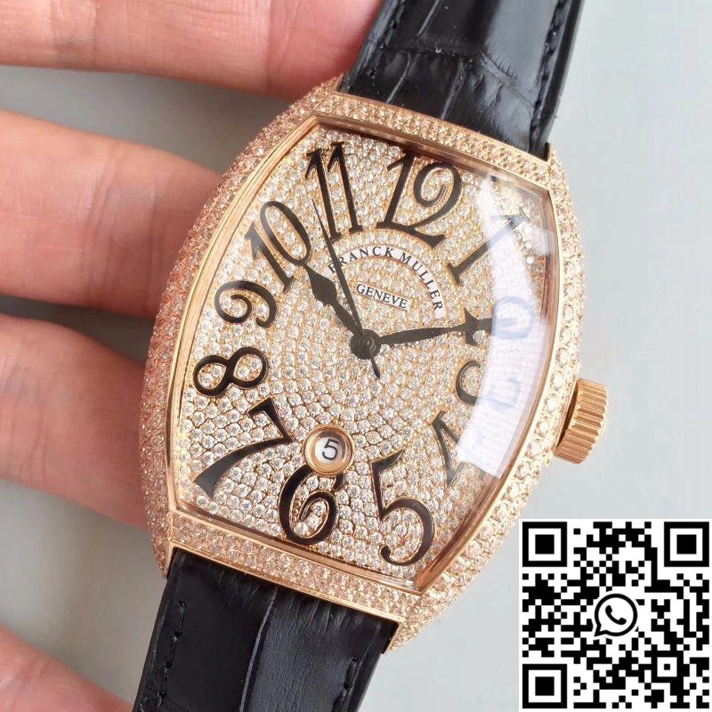 DailyWear Franck Muller 8880 SC DT Rose Gold Diamonds Dial 1708