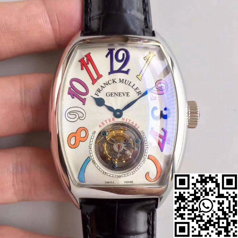 Bold Franck Muller Crazy Color Dreams Tourbillon 8880 White Dial 1707