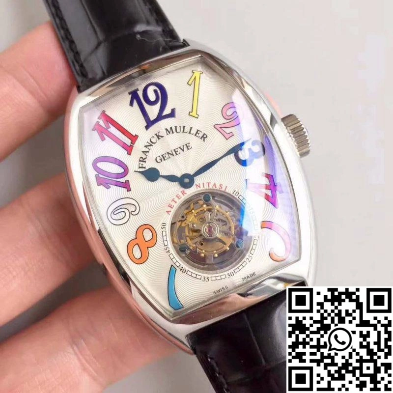 Bold Franck Muller Crazy Color Dreams Tourbillon 8880 White Dial 1707