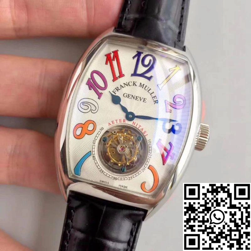 Bold Franck Muller Crazy Color Dreams Tourbillon 8880 White Dial 1707