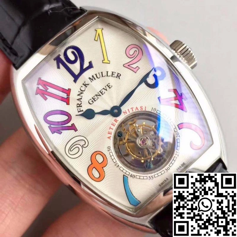 Bold Franck Muller Crazy Color Dreams Tourbillon 8880 White Dial 1707