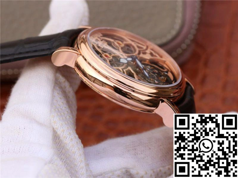 Attractive Franck Muller Giga Tourbillon 18K Rose Gold Skeleton Dial 1710