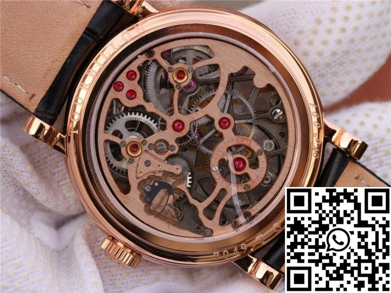 Attractive Franck Muller Giga Tourbillon 18K Rose Gold Skeleton Dial 1710