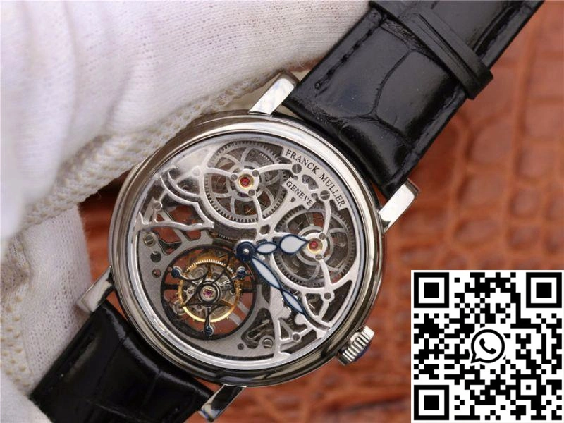 Franck Muller Giga Tourbillon 7048 T G SQT BR Silver Skeleton Dial Minimalist 1709