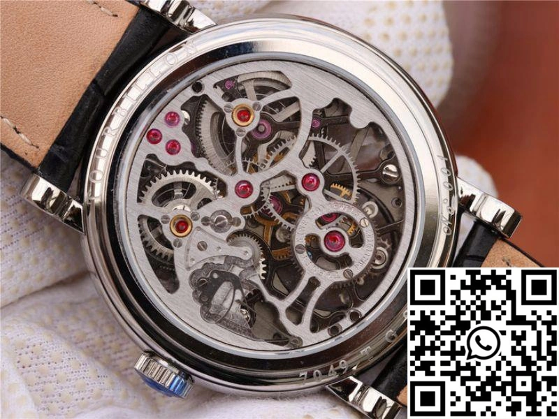 Franck Muller Giga Tourbillon 7048 T G SQT BR Silver Skeleton Dial Minimalist 1709